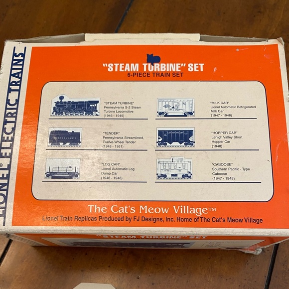 Lionel Train Cat’s Meow Village “Steam Turbine” Set - Picture 3 of 7
